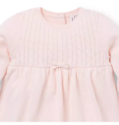 Baby Cable Knit Romper