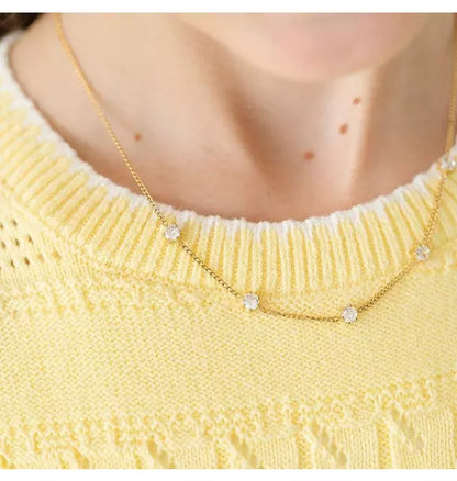 Diamond Repeat Necklace