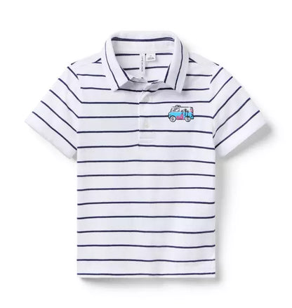 Milk Bar x Janie and Jack Striped Polo