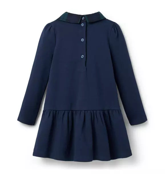 Tartan Bow Ponte Dress