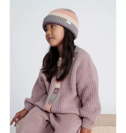 Beanie Stripe Chunky - Ash Rose Multicolor Stripe