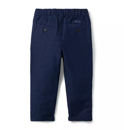 The Linen-Cotton Pull-On Pant