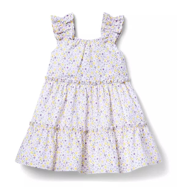 Ditsy Floral Ruffle Strap Dress