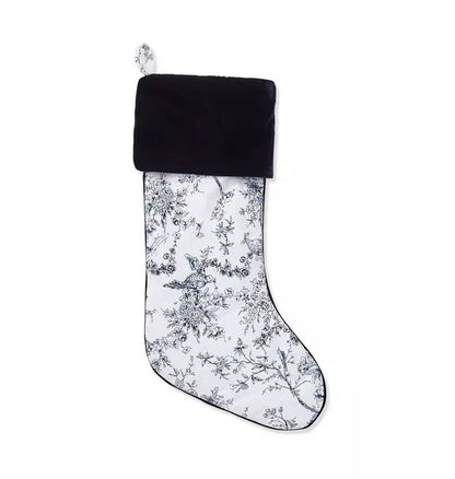 Christmas Stocking in Timeless Toile
