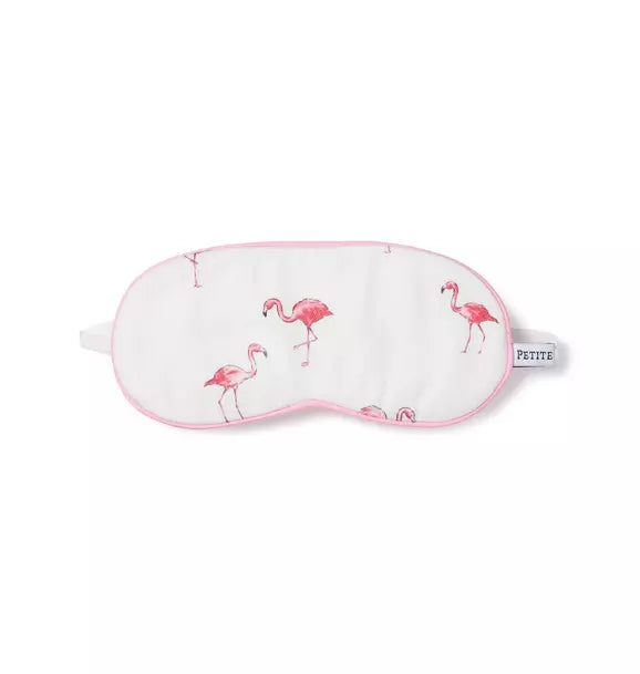 Kid's Sleep Mask in Flamingos