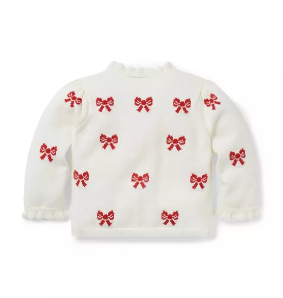 Baby Bow Ruffle Cardigan