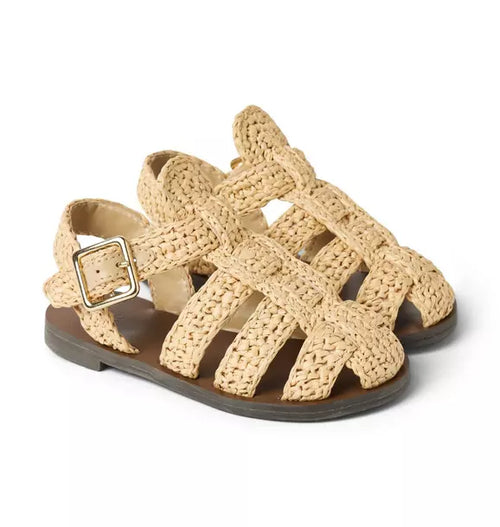 Straw Fisherman Sandal