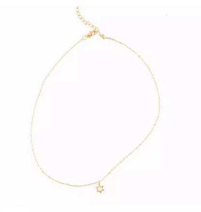 Star Of David Pendant Necklace