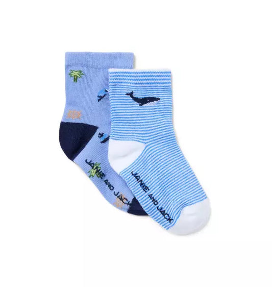 Baby Nautical Icon Sock 2-Pack