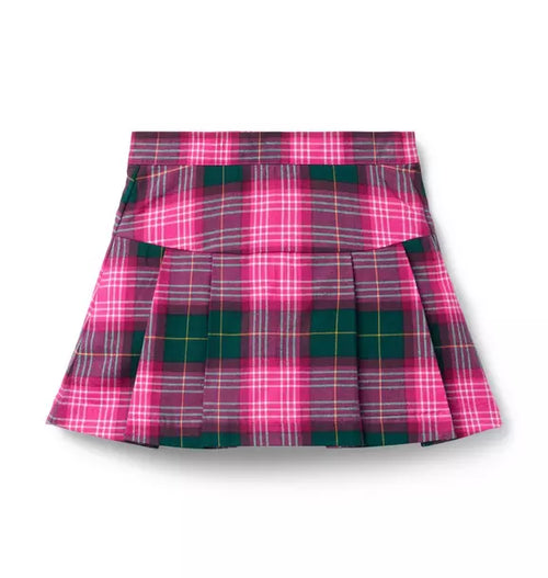 Plaid Pleated Skirt