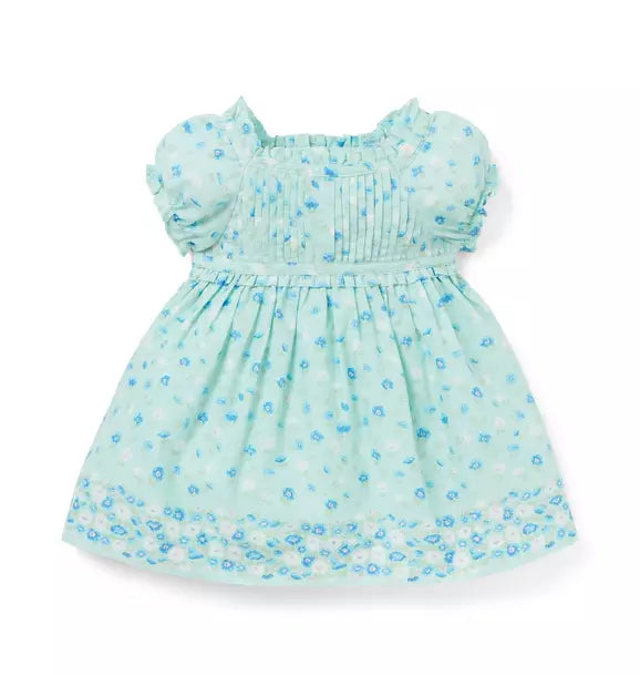 Baby Floral Border Dress