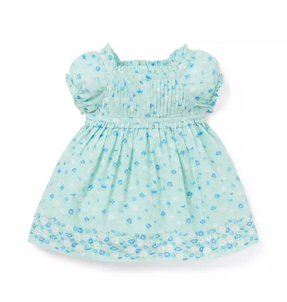 Baby Floral Border Dress