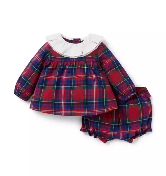 Baby Tartan Matching Set