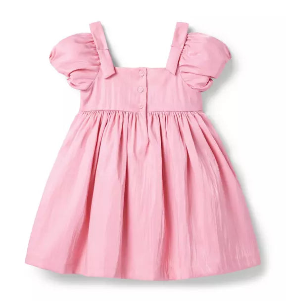 The Shimmer Puff Sleeve Dress