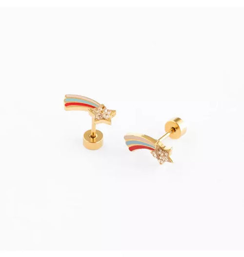 Shooting Star Stud Earrings