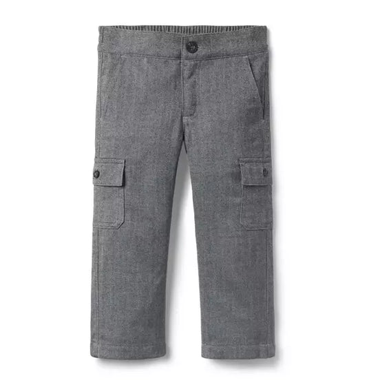 The Herringbone Cargo Pant