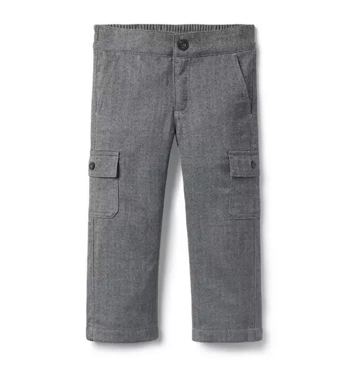 The Herringbone Cargo Pant