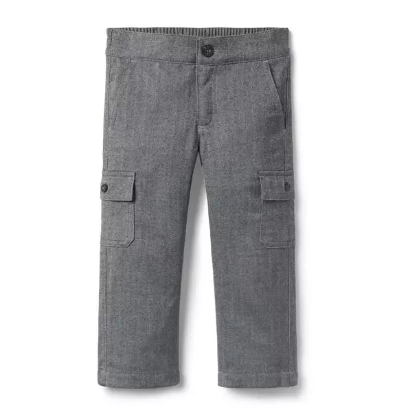 The Herringbone Cargo Pant