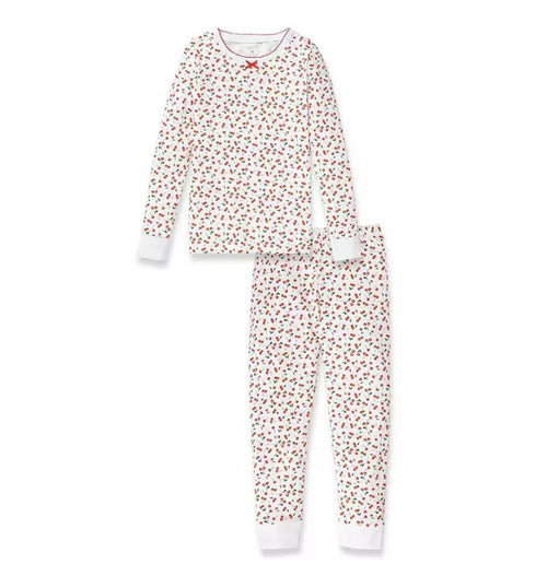 Kids Pima Snug Fit Pajama in Cherry Orchard