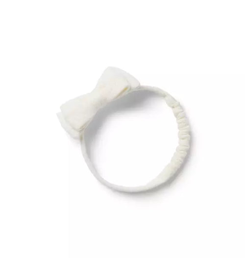 Baby Quilted Bow Soft Headband