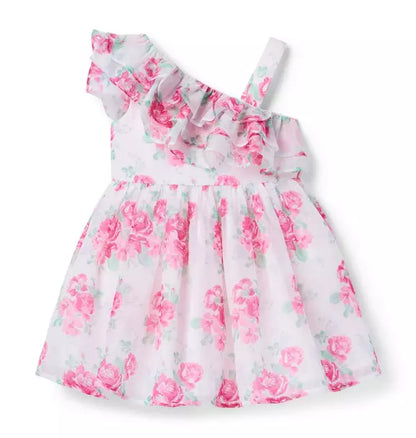 The Rose Ruffle Party Dress