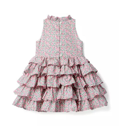 Colleen's Orchard Dress Made With Liberty Fabric