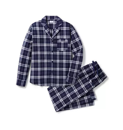 Men's Brushed Twill Pajama in Oxford Tartan