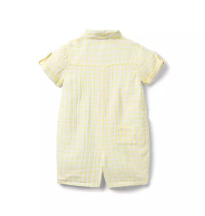 Baby Gingham Romper