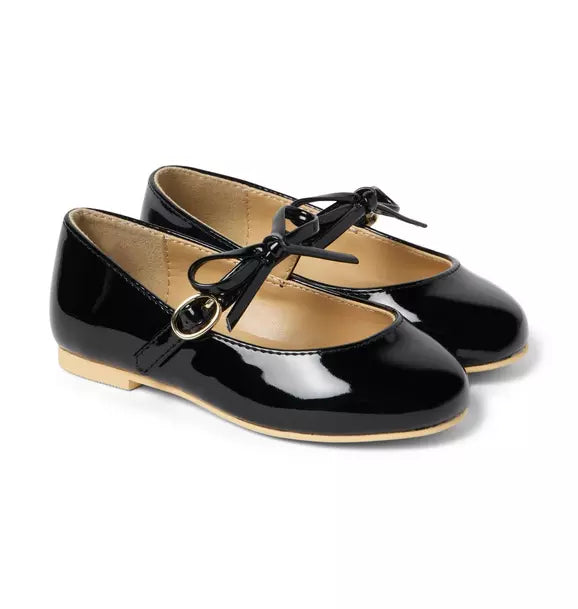 Patent Bow Ballet Flat