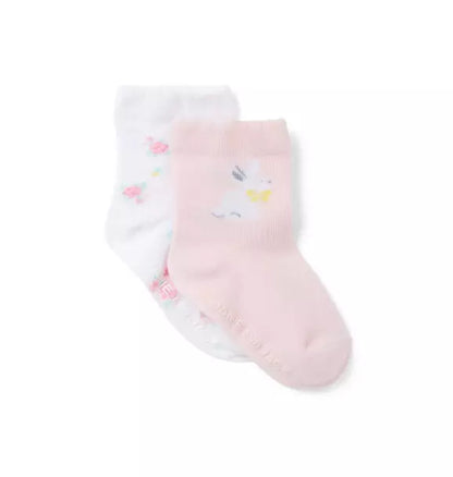 Baby Flower And Bunny Sock 2-Pack