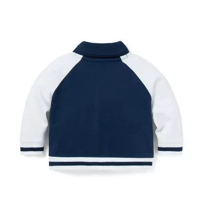 Baby Race Car Shawl Collar Cardigan
