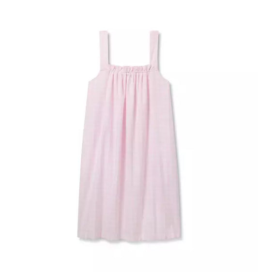 Women's Twill Annabelle Nightgown in Pink Gingham