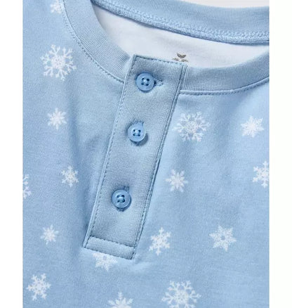 Kids Pima Snug Fit Pajama in Periwinkle Wonderland