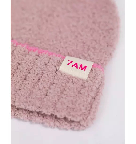 Beanie Fuzzy - Ash Rose