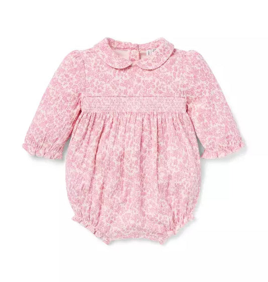 Baby Ditsy Floral Smocked Romper