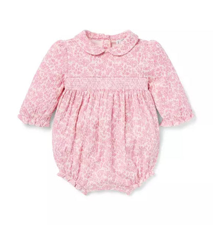 Baby Ditsy Floral Smocked Romper
