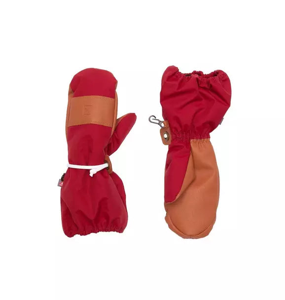 Heritage Red Waterproof Ski Mitten