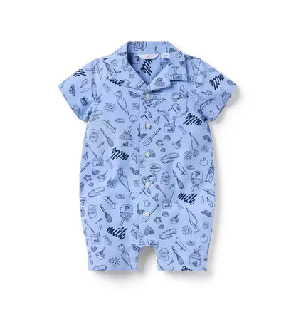 Milk Bar x Janie and Jack Slice Of Style Baby Romper