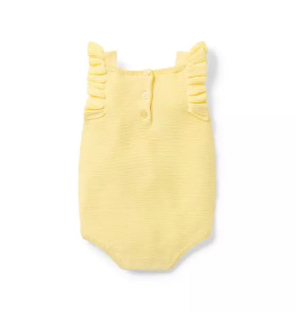Baby Pointelle Ruffle Romper