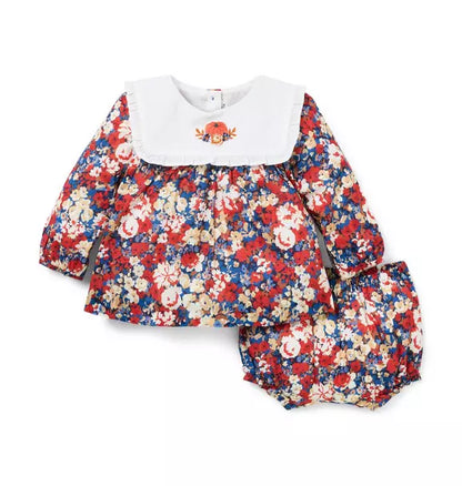 The Fall Floral Matching Baby Set