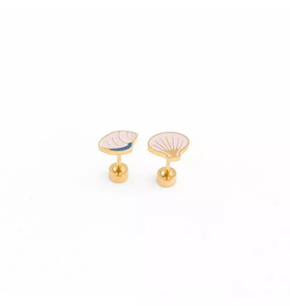 Shell Stud Earrings