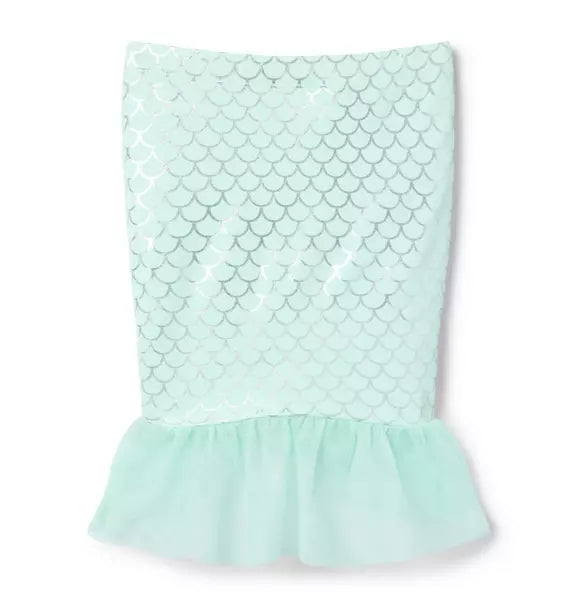 Recycled Mermaid Tail Skirt Cover-Up