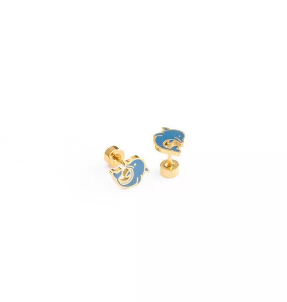 Dolphin Stud Earrings