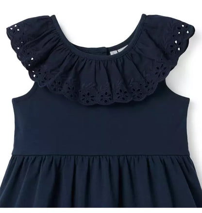 Eyelet Ruffle Dress