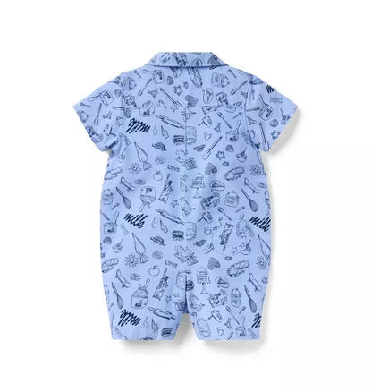 Milk Bar x Janie and Jack Slice Of Style Baby Romper