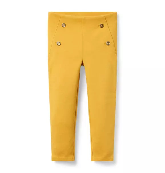 Button Ponte Pant