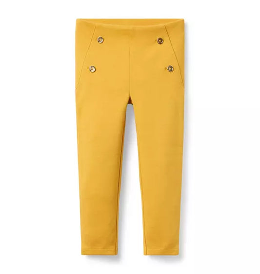 Button Ponte Pant