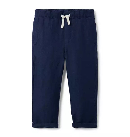 The Linen-Cotton Pull-On Pant
