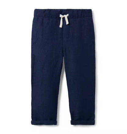 The Linen-Cotton Pull-On Pant
