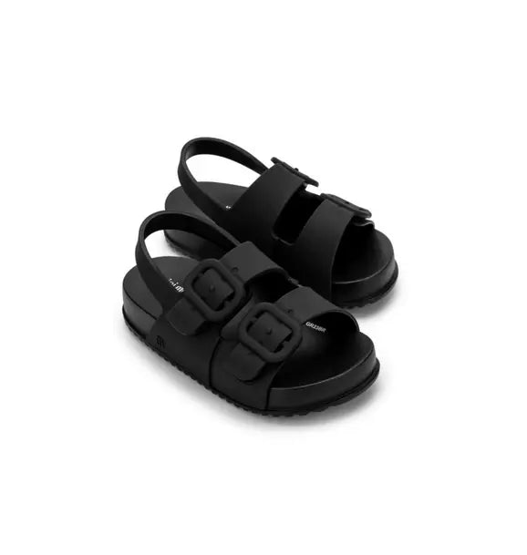 Toddler Cozy Sandal in Matte Black